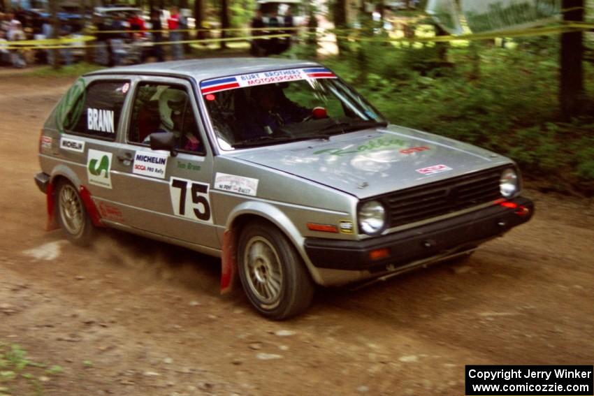 Robert Pao / Thomas Brann VW GTI on SS2, Asaph Run.