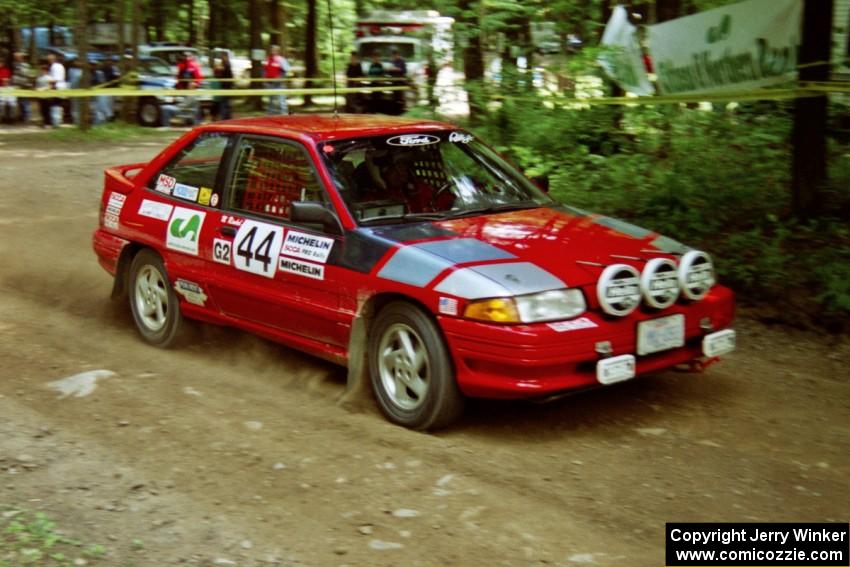 Ken Kovach / Mark Rinkel Ford Escort GT on SS2, Asaph Run.