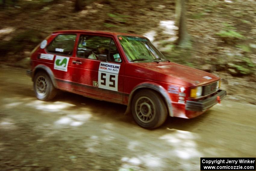 Scott Williams / Michael Nevin VW GTI on SS2, Asaph Run.