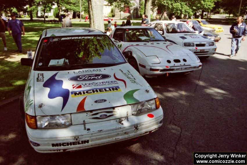 Charlie Langan / Hughie Langan Ford Escort GT and Craig Kazmierczak / Diane Sargent Mazda RX-7