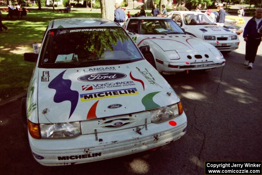 Charlie Langan / Hughie Langan Ford Escort GT and Craig Kazmierczak / Diane Sargent Mazda RX-7