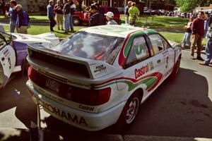 Frank Sprongl / Dan Sprongl Audi S2 Quattro at the green during the midday break