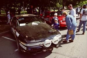 Cal Landau / Eric Marcus Mitsubishi Eclipse GSX at the green during the midday break