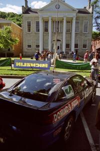 Cal Landau / Eric Marcus Mitsubishi Eclipse GSX at midday service in Wellsboro