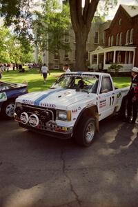 Ken Stewart / Jim Dale Chevy S-10 Pickup at the green during the midday break