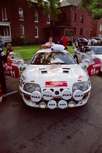 Ralph Kosmides / Joe Noyes Toyota Supra at the green during the midday break