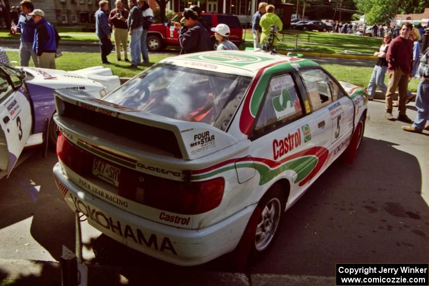 Frank Sprongl / Dan Sprongl Audi S2 Quattro at the green during the midday break