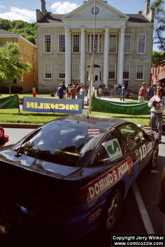 Cal Landau / Eric Marcus Mitsubishi Eclipse GSX at midday service in Wellsboro