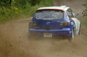 Eric Burmeister / Dave Shindle Mazda Mazdaspeed 3 was fast on the practice stage.