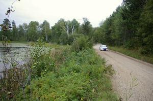 Eric Burmeister / Dave Shindle Mazda Mazdaspeed 3 drives past one of the many lakes in this area of the country.