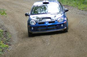 Cary Kendall / Scott Friberg on SS2 in their Dodge SRT-4.