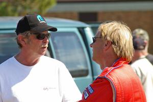 Bruce Davis and Cary Kendall discuss their Group 5 battle together at day two parc expose.