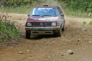 Matt Bushore / Karen Wagner moved steadily through the field by SS13 in their VW Jetta.