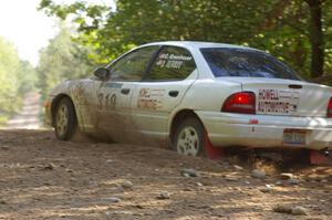 Chris Greenhouse / Don DeRose on SS13 in their Plymouth Neon.