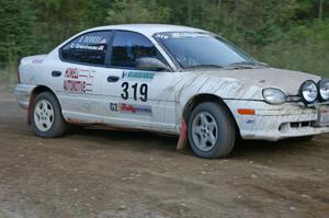 Chris Greenhouse / Don DeRose on SS14 in their Plymouth Neon.