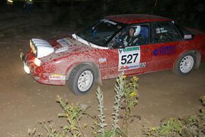 Craig Walli / Jonah Liubakka Saturn SL2 on SS16, the longest stage of the rally.