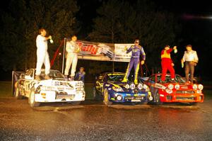 Ojibwe '06 overall podium champagne spray (2).