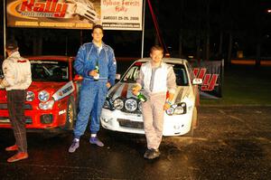 John Nordlie and Greg Drozd acheived a podium spot in their first race in a newly-built Subaru WRX.
