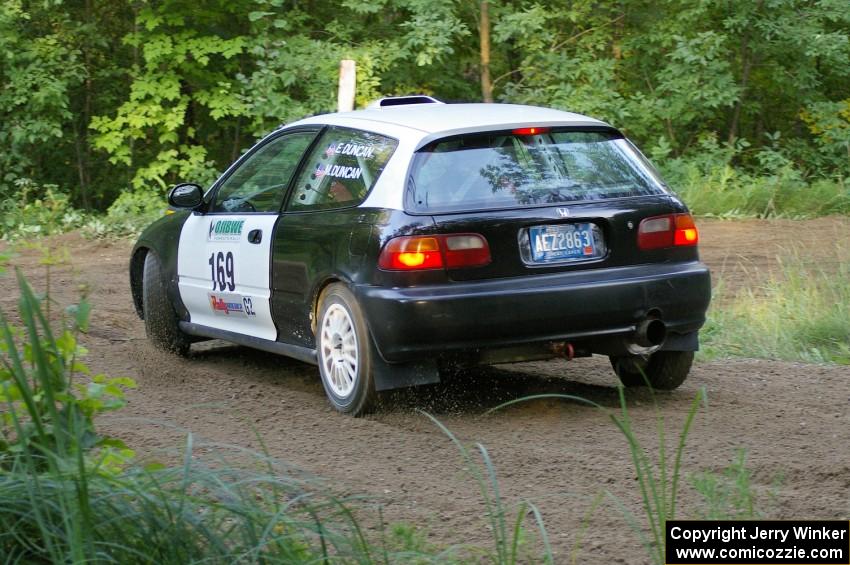 Eric Duncan / Matt Duncan Honda	Civic DX were favorites in the Group 2 class to win, however they were an early DNF.