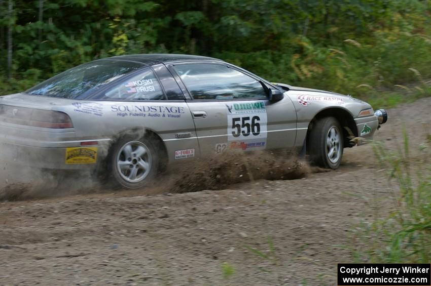Spencer Prusi / John Koski ran only the second divisional rally in their Eagle Talon, but were an early DNF.