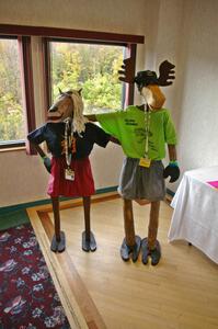 Steve da Moose and his new girlfriend at registration.