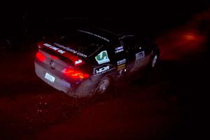 The Eric Heitkamp / Nick Lehner Acura RSX goes through an uphill left near the finish of Echo Lake 2.