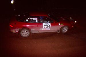 The Tom Diehl / Mike Rodriquez Ford Probe GT goes through an uphill left near the finish of Echo Lake 2.