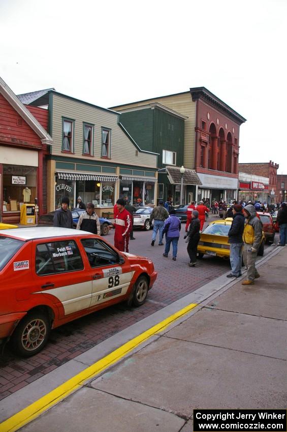 Mike Merbach / Jeff Feldt VW Jetta at parc expose on day two in Calumet.