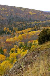 An awe inspiring view atop Brockway Montain in the late fall.