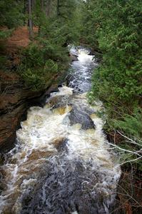Unnamed Falls of the Presque Isle River